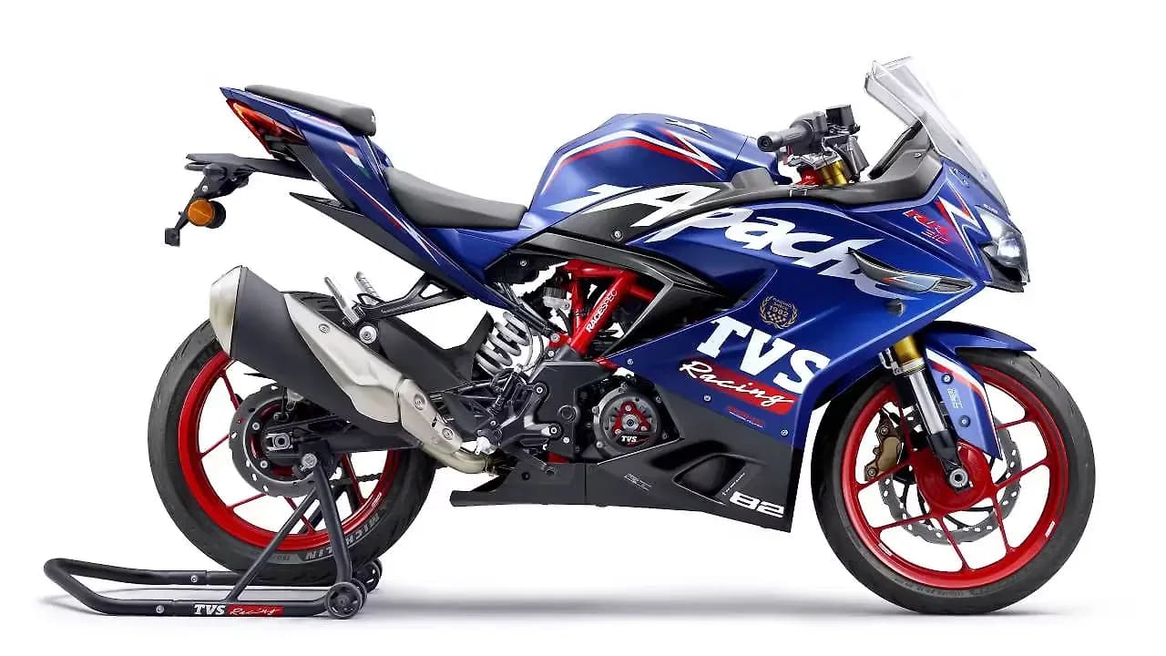 TVS Apache RR 310 in Sepang Blue