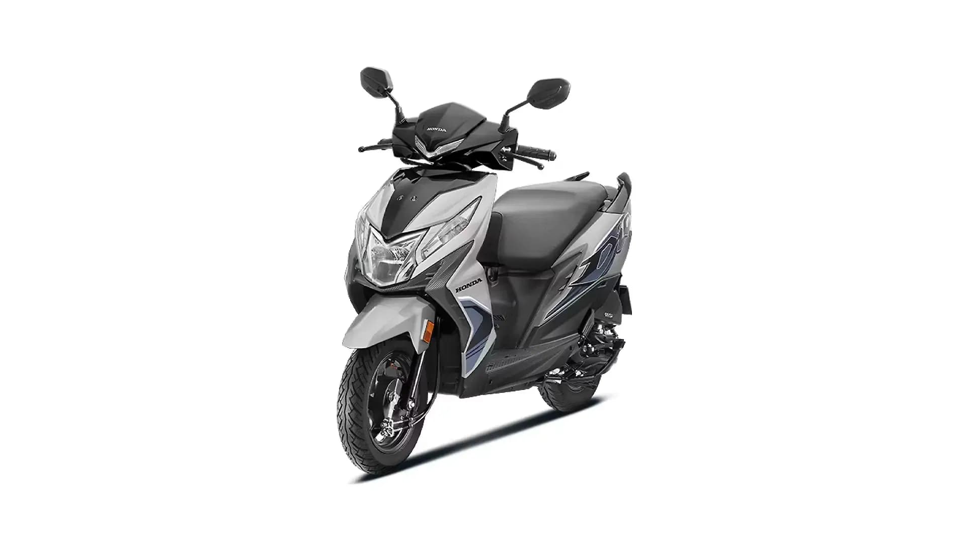 Honda Dio in Pearl Igneous Black + Pearl Deep Ground Gray