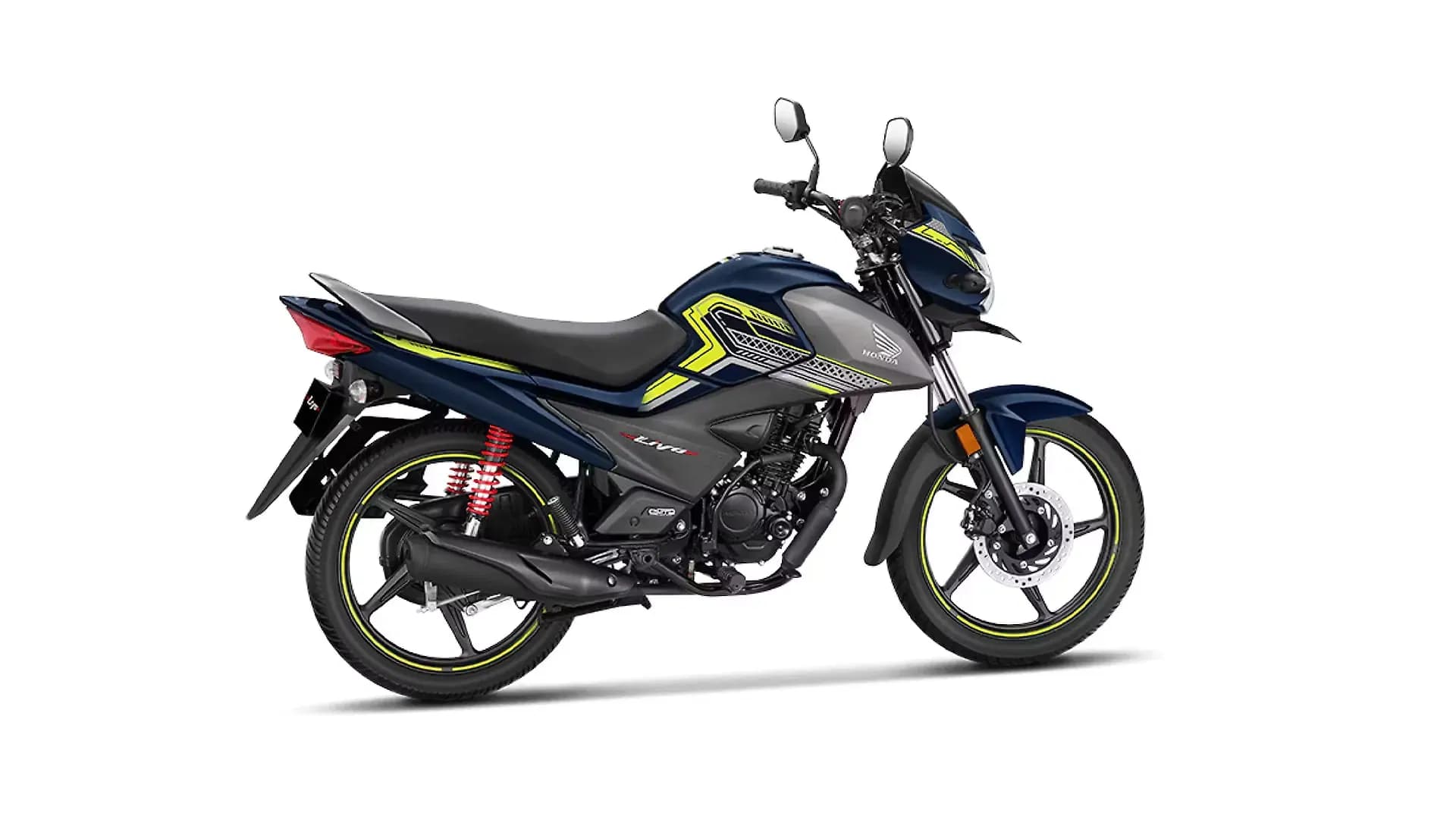 Honda Livo in Pearl Siren Blue A (Geny Gray Shroud + Green Stripes)