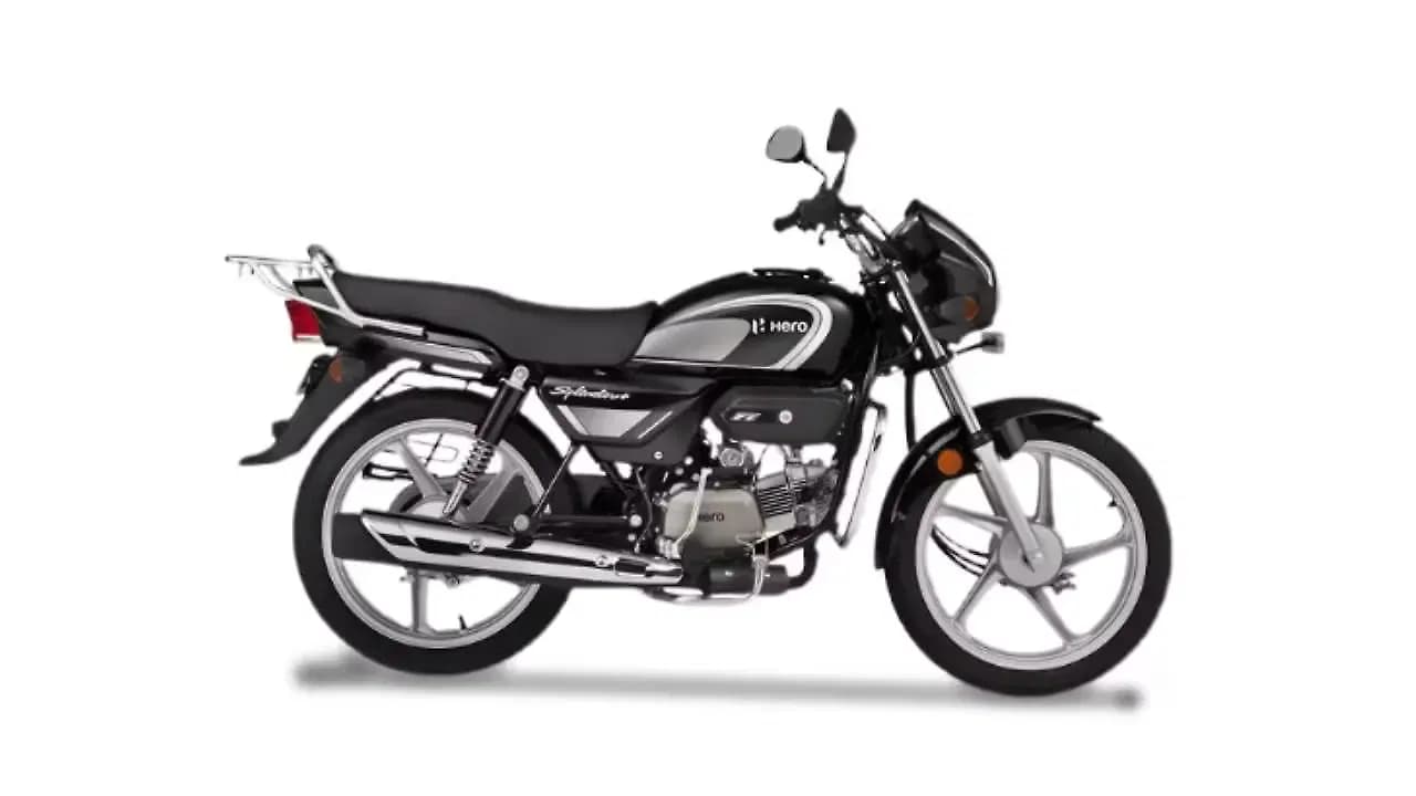 Hero Splendor Plus in Black Heavy Grey
