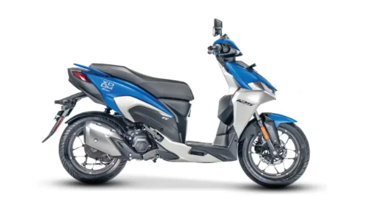 Hero Xoom 125 in Metallic Turbo Blue