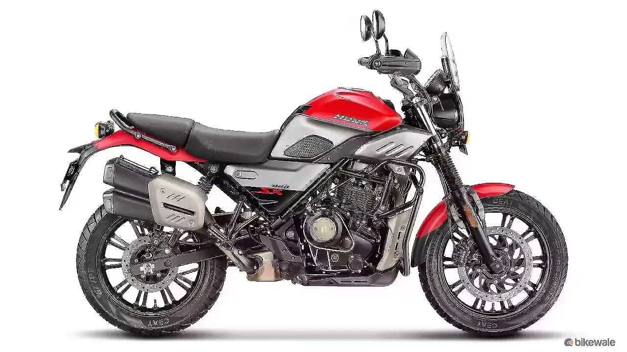 Hero Scrambler 440 in Red and Silver