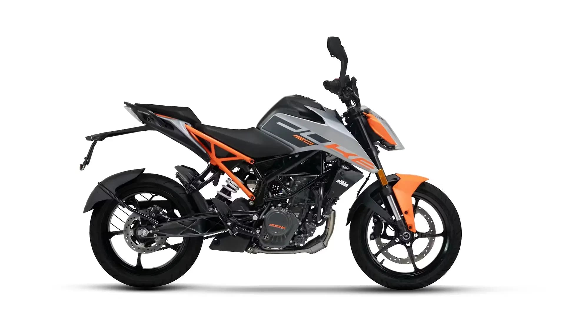 KTM 160 Duke in Silver Metallic Matt
