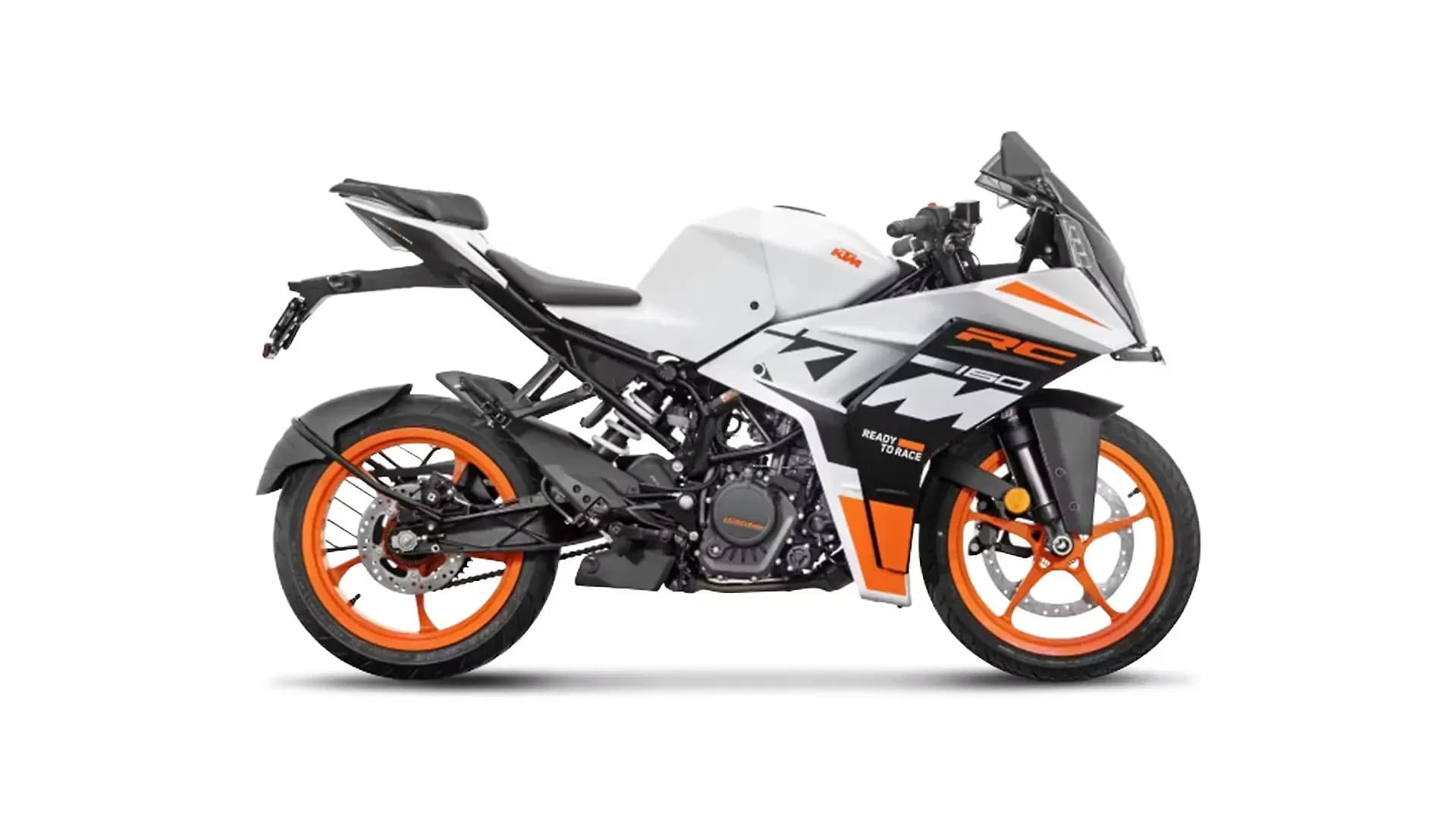 KTM RC 160 in Ceramic White Matte