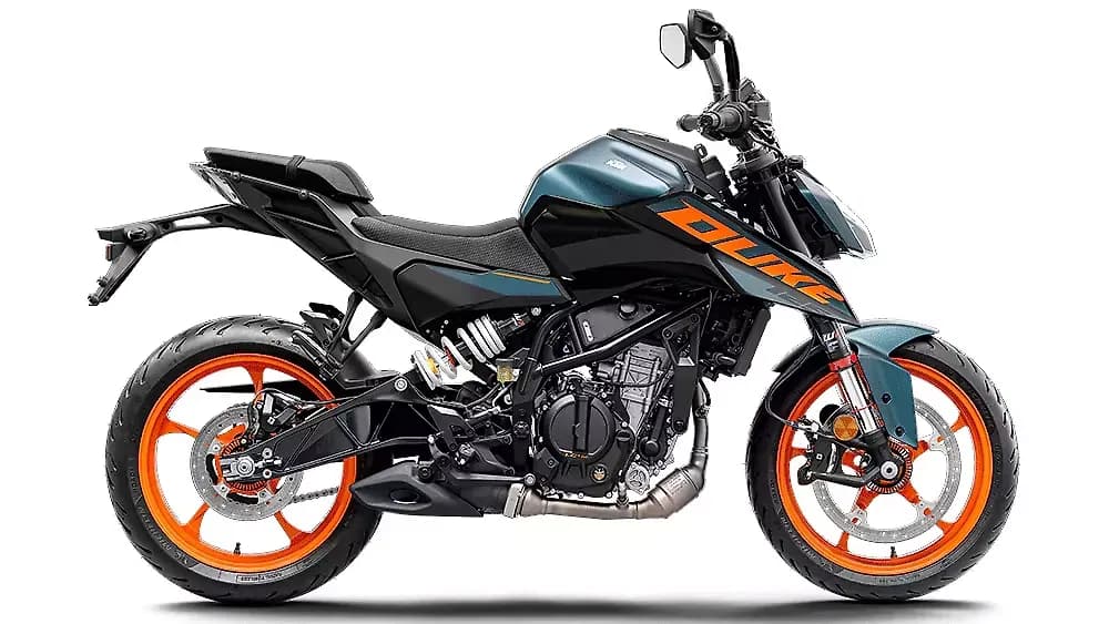 KTM 125 Duke in Atlantic Blue