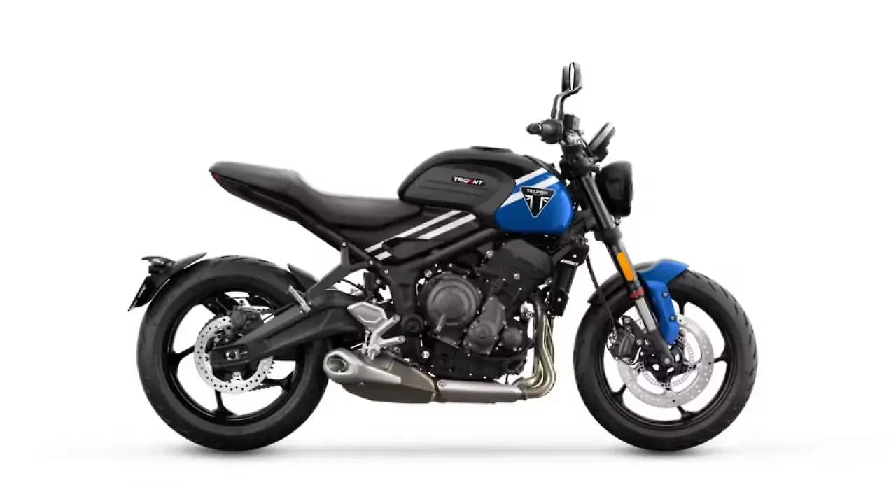 Triumph Trident 660 in Cobalt Blue / Sapphire Black