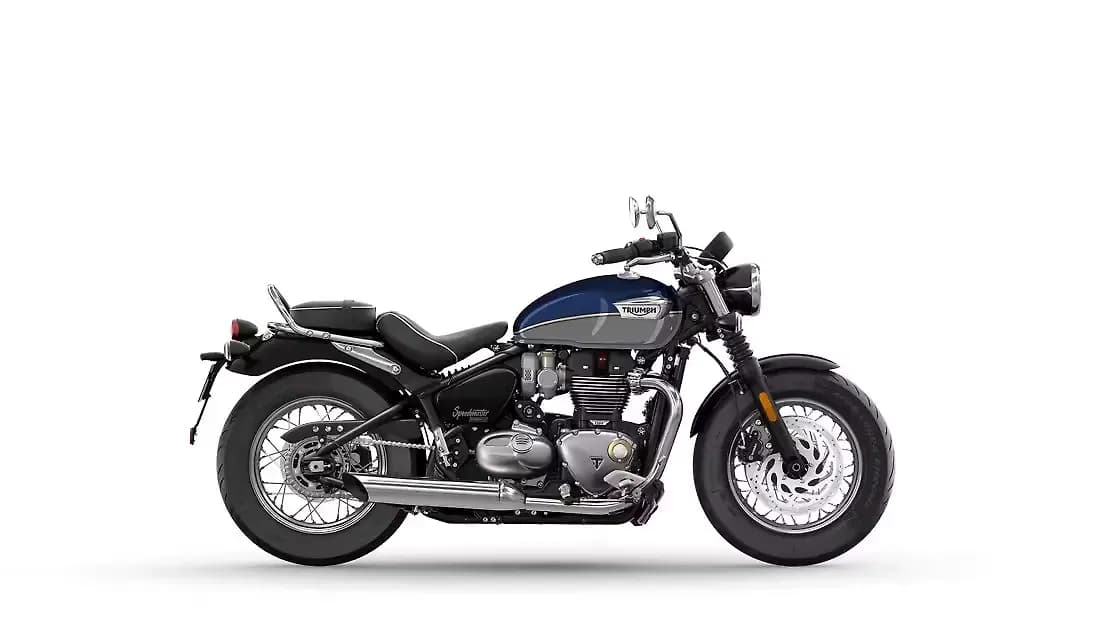Triumph Bonneville Speedmaster in Pacific Blue / Silver Ice