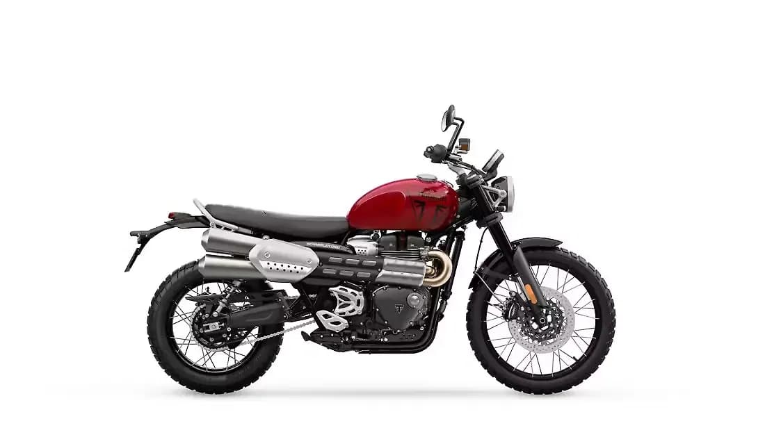 Triumph Scrambler 1200 in Carnival Red