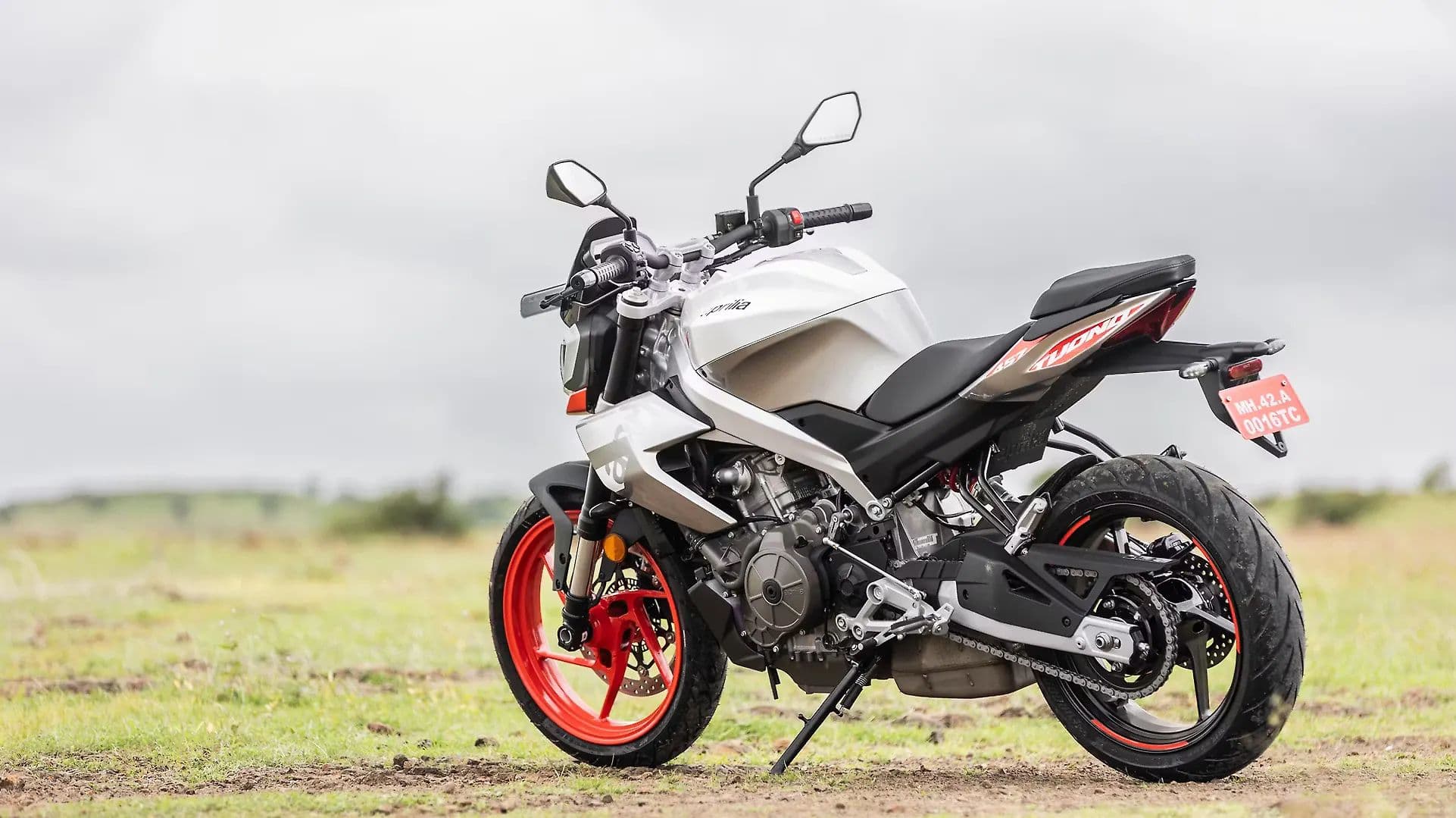 Aprilia Tuono 457 Left Rear Three Quarter