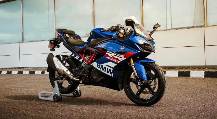 BMW G310 RR in Racing Blue Metallic