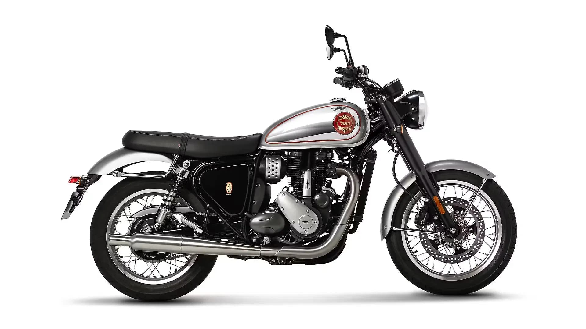 BSA Gold Star 650 in Dawn Silver