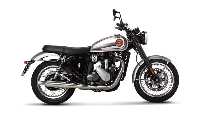 BSA Gold Star 650 in Dawn Silver