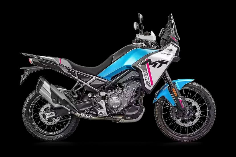 CFMoto 450 MT in Blue and White