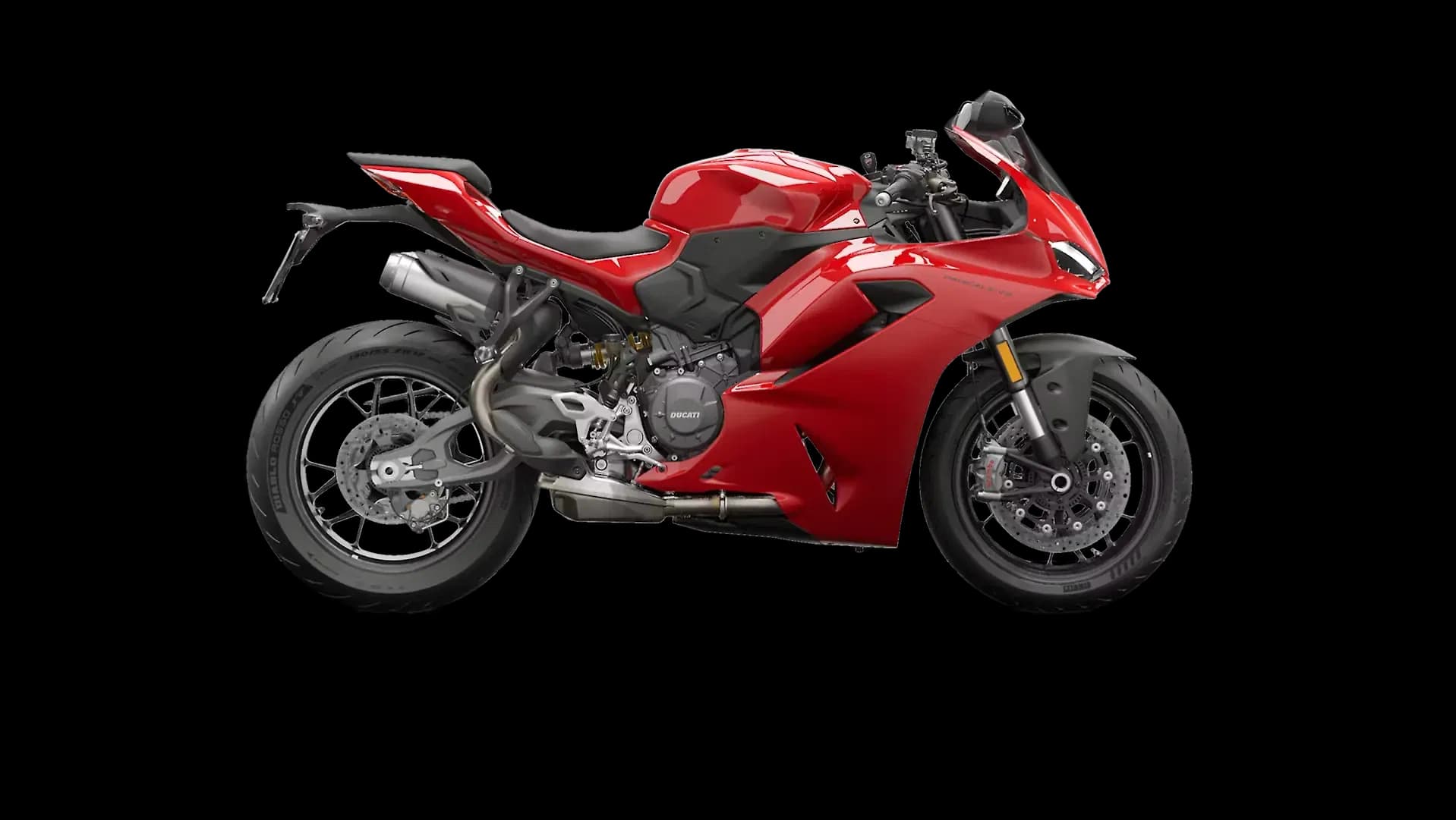 Ducati Panigale V2 in Ducati Red