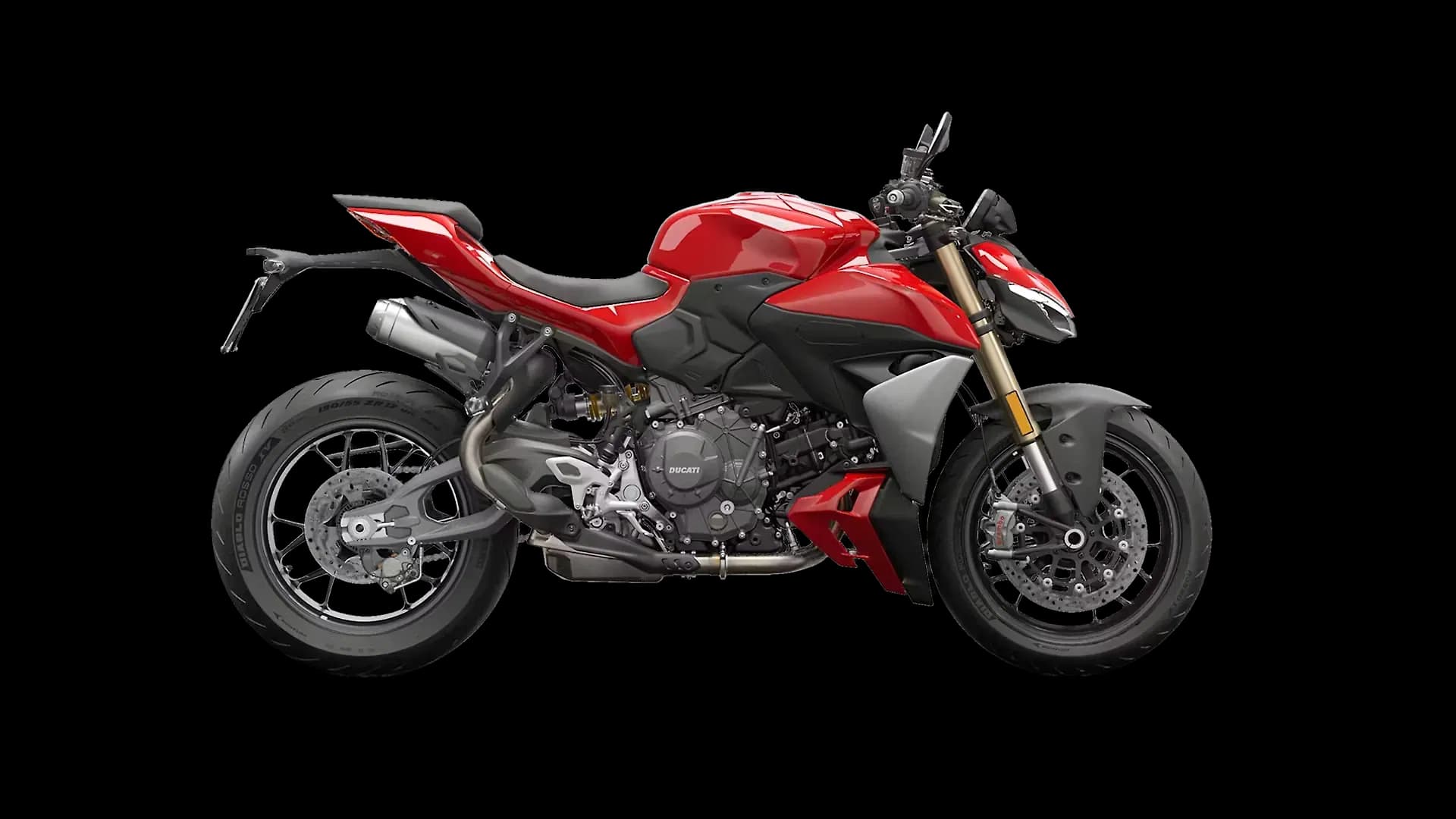 Ducati Streetfighter V2 in Ducati Red