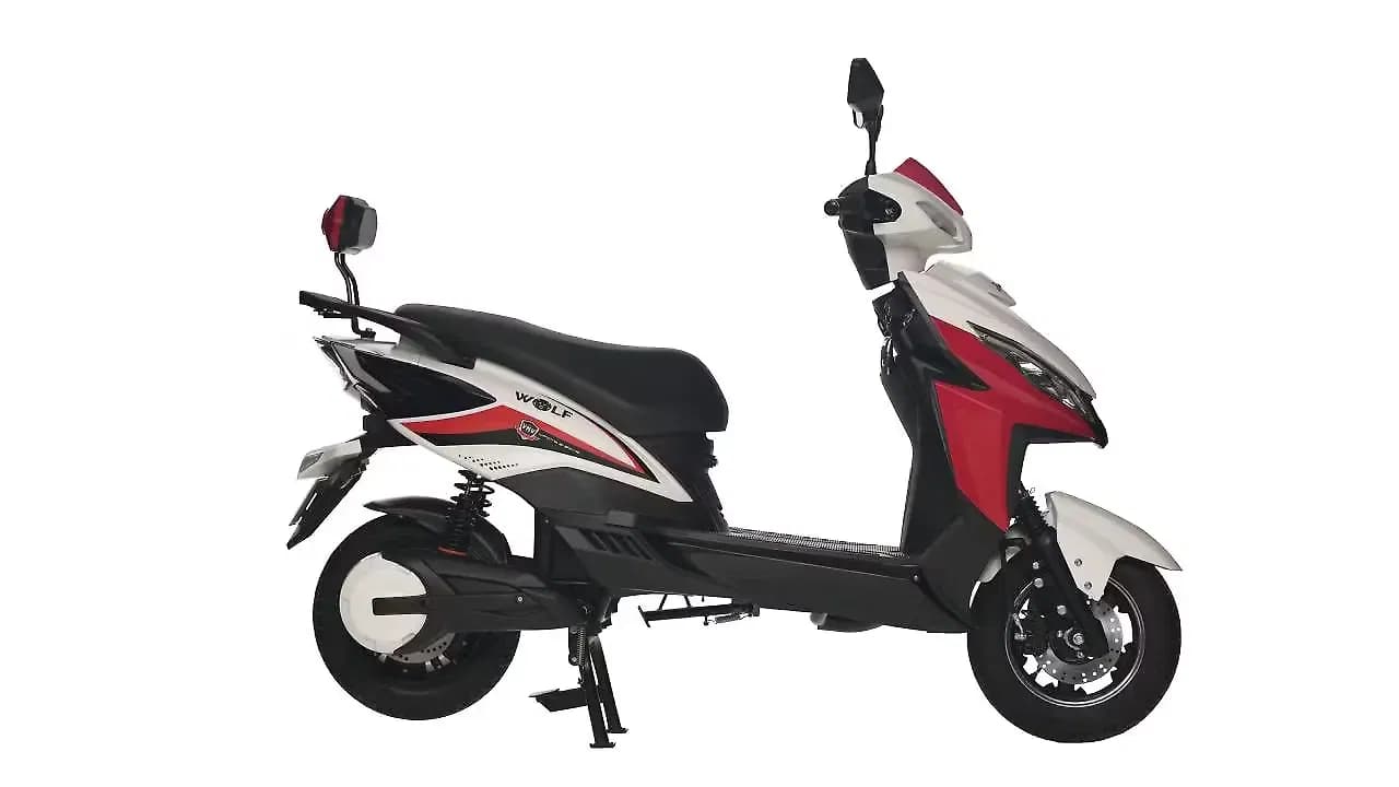 Joy e-bike Wolf in White and Red