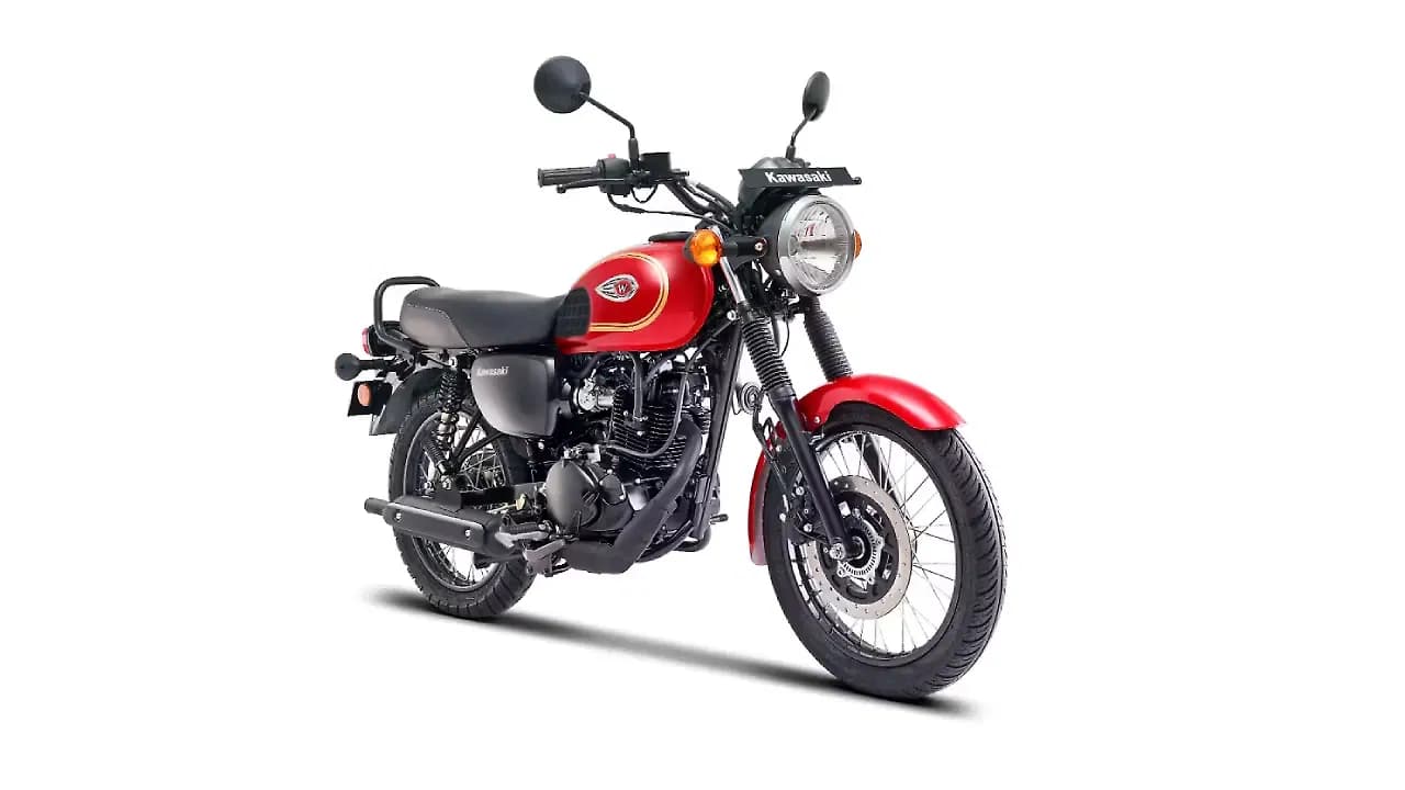 Kawasaki W175 in Candy Persimmon Red