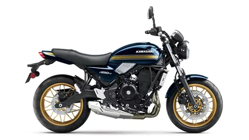 Kawasaki Z650RS in Metallic Ocean Blue