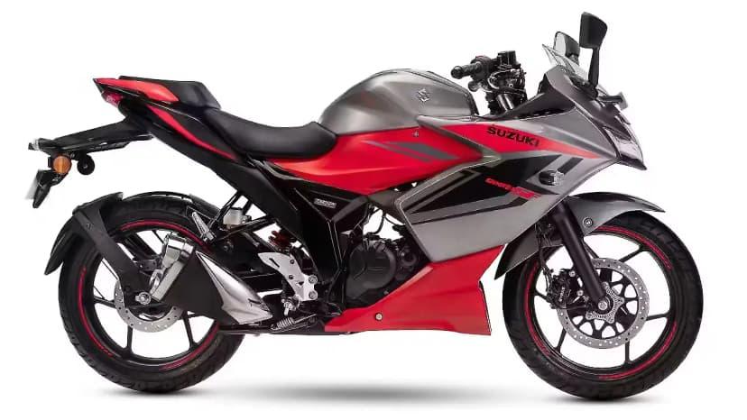 Suzuki Gixxer SF in Grey and Red